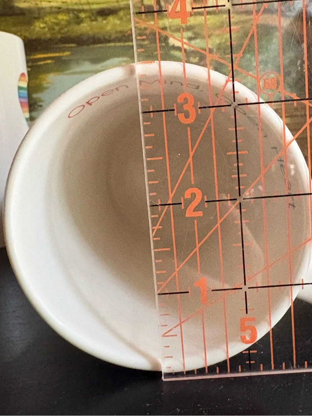 2 Tall Rainbow Heart Mugs “Open Mind, Open Heart” Williams Sonoma Trevor Project